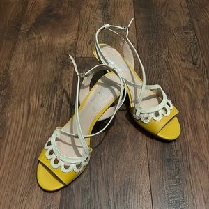 Chelsea Crew Black Label Yellow and White Shoes